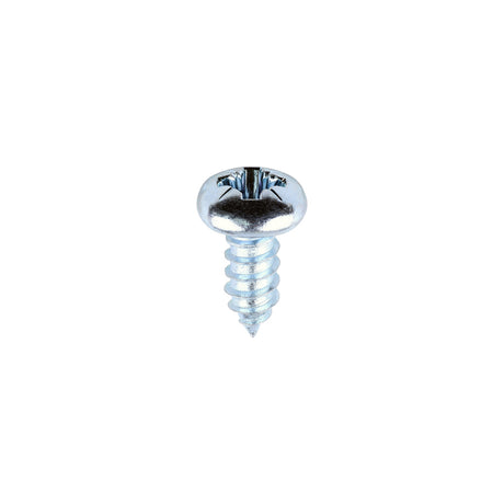 This is an image showing TIMCO Metal Tapping Screws - PZ - Pan - Self-Tapping - Zinc - 12 x 1/2 - 200 Pieces Box available from T.H Wiggans Ironmongery in Kendal, quick delivery at discounted prices.