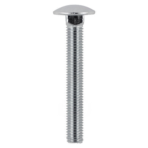This is an image showing TIMCO Carriage Bolts - A2 Stainless Steel - M6 x 25 - 10 Pieces Bag available from T.H Wiggans Ironmongery in Kendal, quick delivery at discounted prices.