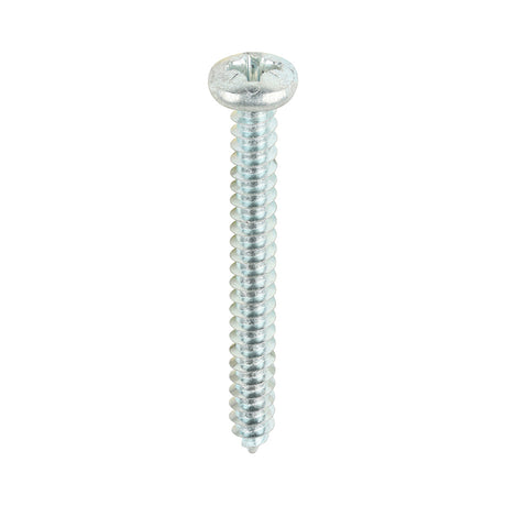 This is an image showing TIMCO Self-Tapping Screws - PZ - Pan - Zinc - 8 x 1 1/2 - 200 Pieces Box available from T.H Wiggans Ironmongery in Kendal, quick delivery at discounted prices.