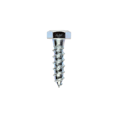 This is an image showing TIMCO Coach Screws - Hex - Zinc - 8.0 x 30 - 200 Pieces Box available from T.H Wiggans Ironmongery in Kendal, quick delivery at discounted prices.