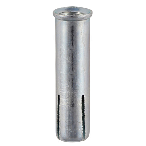 This is an image showing TIMCO Lipped Drop In Anchors - Zinc - M8 - 100 Pieces Box available from T.H Wiggans Ironmongery in Kendal, quick delivery at discounted prices.