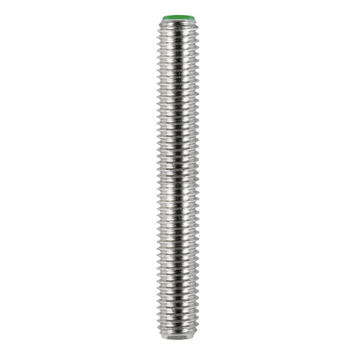 This is an image showing TIMCO Threaded Bars - A2 Stainless Steel - M8 x 1000 - 5 Pieces Bundle available from T.H Wiggans Ironmongery in Kendal, quick delivery at discounted prices.