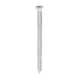 This is an image showing TIMCO Concrete Screw - TX - Flat Countersunk - Exterior - Silver - 7.5 x 100 - 100 Pieces Box available from T.H Wiggans Ironmongery in Kendal, quick delivery at discounted prices.