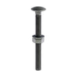 This is an image showing TIMCO Carriage Bolts Hex Nuts & Form A Washers - Dome - Exterior - Green - M10 x 100 - 10 Pieces Bag available from T.H Wiggans Ironmongery in Kendal, quick delivery at discounted prices.