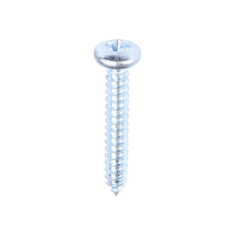 This is an image showing TIMCO Self-Tapping Screws - PZ - Pan - Zinc - 10 x 1 1/4 - 200 Pieces Box available from T.H Wiggans Ironmongery in Kendal, quick delivery at discounted prices.