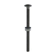 This is an image showing TIMCO Carriage Bolts Hex Nuts & Form A Washers - Dome - Exterior - Green - M10 x 150 - 10 Pieces Bag available from T.H Wiggans Ironmongery in Kendal, quick delivery at discounted prices.