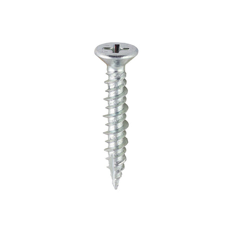 This is an image showing TIMCO Window Fabrication Screws - Countersunk - PH - High-Low Thread - Slash Point - Zinc - 4.3 x 25 - 1000 Pieces Box available from T.H Wiggans Ironmongery in Kendal, quick delivery at discounted prices.
