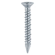 This is an image showing TIMCO Window Fabrication Screws - Countersunk - PH - High-Low Thread - Slash Point - Zinc - 4.3 x 40 - 1000 Pieces Box available from T.H Wiggans Ironmongery in Kendal, quick delivery at discounted prices.