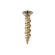 This is an image showing TIMCO Window Fabrication Screws - Countersunk - PH - High-Low Thread - Slash Point - Yellow - 4.8 x 25 - 1000 Pieces Box available from T.H Wiggans Ironmongery in Kendal, quick delivery at discounted prices.