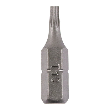 This is an image showing TIMCO S2 Driver Bits - TX - TX10 x 25 - 2 Pieces Blister Pack available from T.H Wiggans Ironmongery in Kendal, quick delivery at discounted prices.
