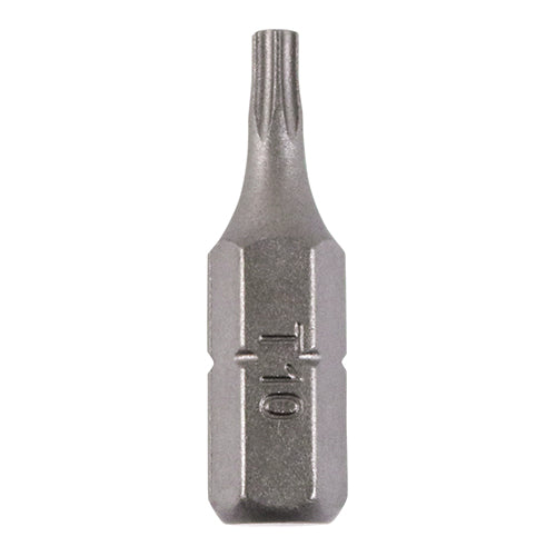 This is an image showing TIMCO S2 Driver Bits - TX - TX10 x 25 - 2 Pieces Blister Pack available from T.H Wiggans Ironmongery in Kendal, quick delivery at discounted prices.