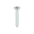 This is an image showing TIMCO Metal Tapping Screws - PZ - Countersunk - Self-Tapping - Zinc - 12 x 1 1/2 - 200 Pieces Box available from T.H Wiggans Ironmongery in Kendal, quick delivery at discounted prices.