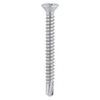 This is an image showing TIMCO Window Fabrication Screws - Countersunk - PH - Self-Tapping Thread - Self-Drilling Point - Martensitic Stainless Steel & Silver Organic - 3.9 x 25 - 1000 Pieces Box available from T.H Wiggans Ironmongery in Kendal, quick delivery at discounted prices.