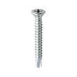 This is an image showing TIMCO Window Fabrication Screws - Countersunk - PH - Self-Tapping - Self-Drilling Point - Zinc - 3.9 x 32 - 1000 Pieces Box available from T.H Wiggans Ironmongery in Kendal, quick delivery at discounted prices.