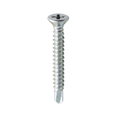 This is an image showing TIMCO Window Fabrication Screws - Countersunk - PH - Self-Tapping - Self-Drilling Point - Zinc - 3.9 x 32 - 1000 Pieces Box available from T.H Wiggans Ironmongery in Kendal, quick delivery at discounted prices.