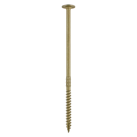 This is an image showing TIMCO Timber Screws - TX - Wafer - Exterior - Green - 6.7 x 125 - 5 Pieces TIMpac available from T.H Wiggans Ironmongery in Kendal, quick delivery at discounted prices.