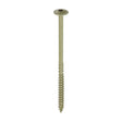 This is an image showing TIMCO Timber Frame Construction & Landscaping Screws - Wafer - Exterior - Green Organic - 6.7 x 125 - 50 Pieces Box available from T.H Wiggans Ironmongery in Kendal, quick delivery at discounted prices.
