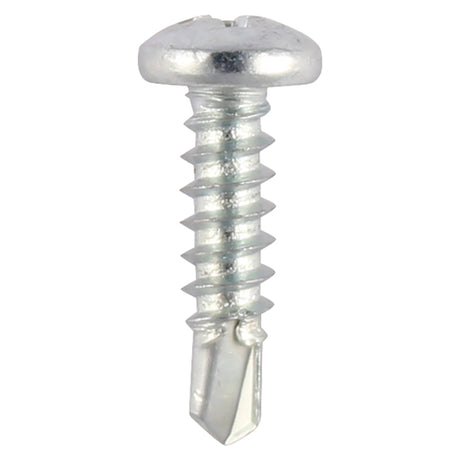 This is an image showing TIMCO Window Fabrication Screws - Pan - PH - Self-Tapping Thread - Self-Drilling Point - Zinc - 4.2 x 13 - 1000 Pieces Box available from T.H Wiggans Ironmongery in Kendal, quick delivery at discounted prices.