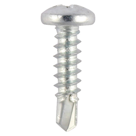 This is an image showing TIMCO Window Fabrication Screws - Pan - PH - Self-Tapping Thread - Self-Drilling Point - Zinc - 4.2 x 16 - 1000 Pieces Box available from T.H Wiggans Ironmongery in Kendal, quick delivery at discounted prices.