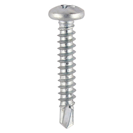 This is an image showing TIMCO Window Fabrication Screws - Pan - PH - Self-Tapping Thread - Self-Drilling Point - Zinc - 4.2 x 16 - 1000 Pieces Box available from T.H Wiggans Ironmongery in Kendal, quick delivery at discounted prices.