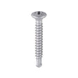 This is an image showing TIMCO Window Fabrication Screws - Friction Stay - Pan - PH - Self-Tapping Thread - Self-Drilling Point - Martensitic Stainless Steel & Silver Organic - 3.9 x 29 - 1000 Pieces Box available from T.H Wiggans Ironmongery in Kendal, quick delivery at discounted prices.