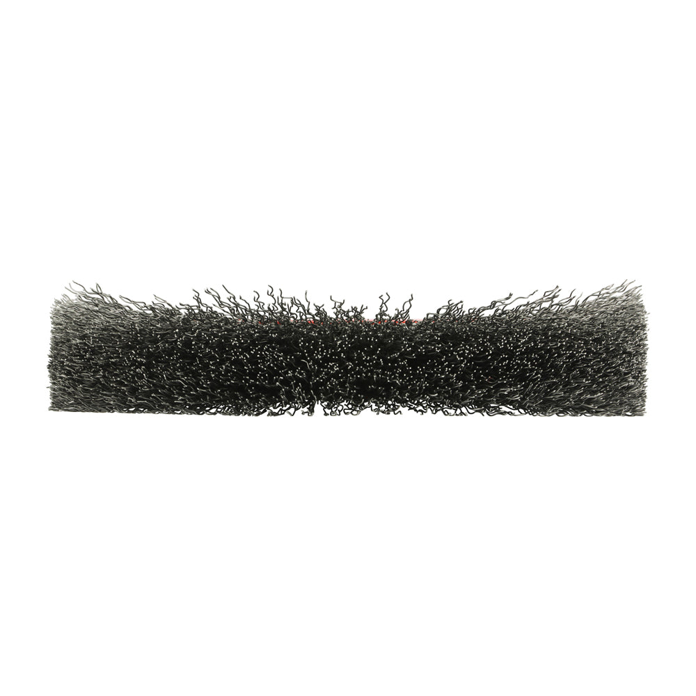 This is an image showing TIMCO Wheel Brush with Plastic Reducer Set - Crimped Steel Wire - 150mm - 1 Each Blister Pack available from T.H Wiggans Ironmongery in Kendal, quick delivery at discounted prices.