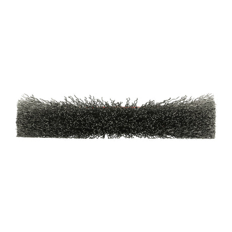 This is an image showing TIMCO Wheel Brush with Plastic Reducer Set - Crimped Steel Wire - 150mm - 1 Each Blister Pack available from T.H Wiggans Ironmongery in Kendal, quick delivery at discounted prices.