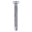 This is an image showing TIMCO Window Fabrication Screws - Countersunk - PH - Metric Thread - Self-Drilling Point - Zinc - M4 x 16 - 1000 Pieces Box available from T.H Wiggans Ironmongery in Kendal, quick delivery at discounted prices.