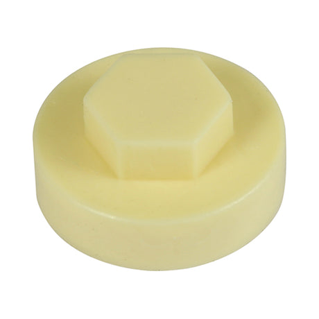 This is an image showing TIMCO Hex Head Cover Caps - Honesty - 16mm - 1000 Pieces Bag available from T.H Wiggans Ironmongery in Kendal, quick delivery at discounted prices.
