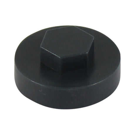 This is an image showing TIMCO Hex Head Cover Caps - Raven/Slate Blue - 16mm - 1000 Pieces Bag available from T.H Wiggans Ironmongery in Kendal, quick delivery at discounted prices.