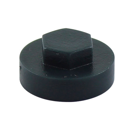 This is an image showing TIMCO Hex Head Cover Caps - Anthracite - 16mm - 1000 Pieces Bag available from T.H Wiggans Ironmongery in Kendal, quick delivery at discounted prices.