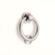 This is an image of Spira Brass - Ring Door Knocker 110mm Satin Chrome available to order from T.H Wiggans Architectural Ironmongery in Kendal, quick delivery and discounted prices.