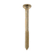 This is an image showing TIMCO Element Screws - Shallow Pan Countersunk - PH - Self-Tapping Thread - AB Point - Yellow - 4.8 x 55 - 200 Pieces Box available from T.H Wiggans Ironmongery in Kendal, quick delivery at discounted prices.