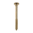 This is an image showing TIMCO Element Screws - Shallow Pan Countersunk - PH - Self-Tapping Thread - AB Point - Yellow - 4.8 x 55 - 200 Pieces Box available from T.H Wiggans Ironmongery in Kendal, quick delivery at discounted prices.