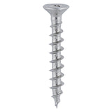 This is an image showing TIMCO Window Fabrication Screws - Countersunk with Ribs - PH - Single Thread - Gimlet Tip - Stainless Steel - 4.3 x 16 - 1000 Pieces Box available from T.H Wiggans Ironmongery in Kendal, quick delivery at discounted prices.