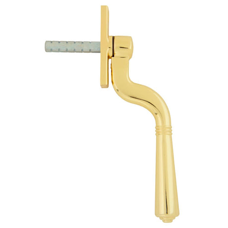 This is an image showing From The Anvil - Electro Brass Teardrop Espag available from T.H Wiggans Architectural Ironmongery in Kendal, quick delivery and discounted prices