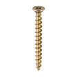 This is an image showing TIMCO Window Fabrication Screws - Countersunk with Ribs - PH - Single Thread - Gimlet Point - Yellow - 4.3 x 40 - 1000 Pieces Box available from T.H Wiggans Ironmongery in Kendal, quick delivery at discounted prices.