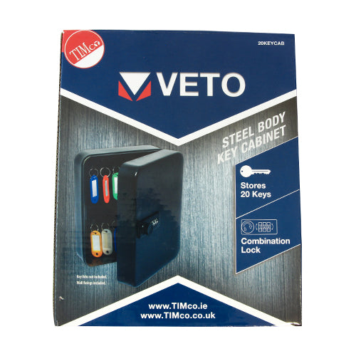 This is an image showing TIMCO Key Cabinet - 200 x 160 x 75 - 1 Each Box available from T.H Wiggans Ironmongery in Kendal, quick delivery at discounted prices.