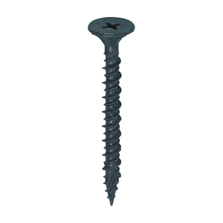 This is an image showing TIMCO Drywall Construction Timber Stud Cement Board Screws - PH - Countersunk Wafer - Twin-Cut - Exterior - Silver Organic - 4.2 x 42 - 200 Pieces Box available from T.H Wiggans Ironmongery in Kendal, quick delivery at discounted prices.