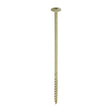 This is an image showing TIMCO Timber Frame Construction & Landscaping Screws - Wafer - Exterior - Green Organic - 8.0 x 225 - 50 Pieces Box available from T.H Wiggans Ironmongery in Kendal, quick delivery at discounted prices.