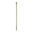 This is an image showing TIMCO Timber Frame Construction & Landscaping Screws - Hex - Exterior - Green Organic - 6.7 x 225 - 50 Pieces Box available from T.H Wiggans Ironmongery in Kendal, quick delivery at discounted prices.