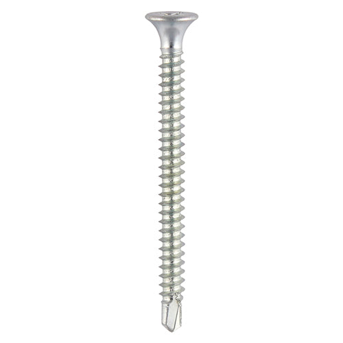 This is an image showing TIMCO Cill Screws - Bugle - PH - Self-Tapping Thread - Self-Drilling Point - Zinc - 4.2 x 50 - 500 Pieces Box available from T.H Wiggans Ironmongery in Kendal, quick delivery at discounted prices.