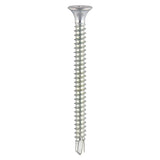 This is an image showing TIMCO Cill Screws - Bugle - PH - Self-Tapping Thread - Self-Drilling Point - Zinc - 4.2 x 50 - 500 Pieces Box available from T.H Wiggans Ironmongery in Kendal, quick delivery at discounted prices.
