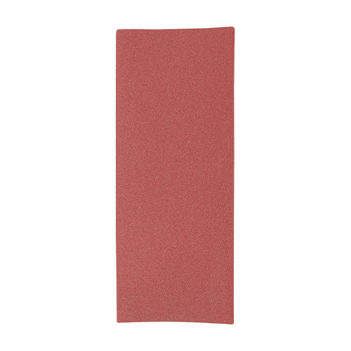 This is an image showing TIMCO 1/3 Sanding Sheets - 180 Grit - Red - Unpunched - 93 x 230mm - 5 Pieces Pack available from T.H Wiggans Ironmongery in Kendal, quick delivery at discounted prices.