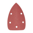 This is an image showing TIMCO Detail Sanding Pads - 180 Grit - Red - 95 x 136mm - 5 Pieces Pack available from T.H Wiggans Ironmongery in Kendal, quick delivery at discounted prices.