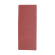 This is an image showing TIMCO 1/3 Sanding Sheets - 80 Grit - Red - Unpunched - 93 x 230mm - 5 Pieces Pack available from T.H Wiggans Ironmongery in Kendal, quick delivery at discounted prices.