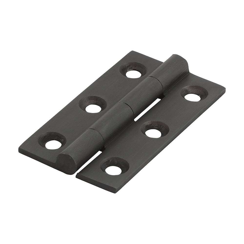 This is an image showing TIMCO Solid Drawn Hinge - Solid Brass - Bronze - 50 x 28 - 2 Pieces Bag available from T.H Wiggans Ironmongery in Kendal, quick delivery at discounted prices.