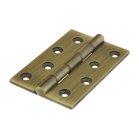 This is an image showing TIMCO Double Phosphor Bronze Washered Butt Hinge - Solid Brass - Bronze - 102 x 67 - 2 Pieces Box available from T.H Wiggans Ironmongery in Kendal, quick delivery at discounted prices.