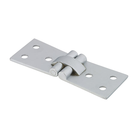 This is an image showing TIMCO Counterflap Hinge - Solid Brass - Satin Chrome - 100 x 40 - 2 Pieces Box available from T.H Wiggans Ironmongery in Kendal, quick delivery at discounted prices.