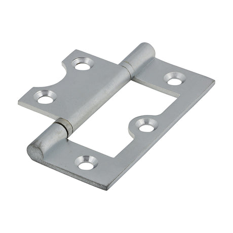 This is an image showing TIMCO Plain Bearing Flush Hinge - Solid Brass - Satin Chrome - 60 x 41 - 2 Pieces Bag available from T.H Wiggans Ironmongery in Kendal, quick delivery at discounted prices.
